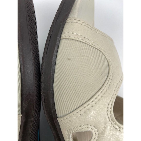 Soft Walk Sandals Womens Sz 9.5 W Adjustable Slingback‎ Ivory S1402-115 - Picture 10 of 14